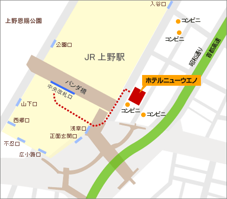 JR上野駅